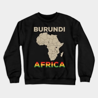 Burundi-Africa Crewneck Sweatshirt